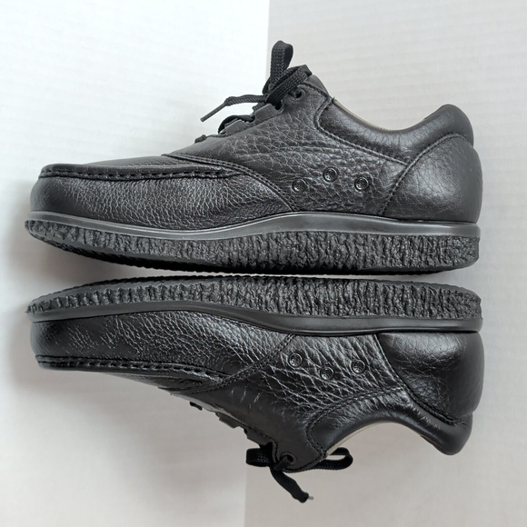 NWT SAS Pathfinder Leather Comfort Walking Shoes 11M Black Pebbled USA NIB main image 5